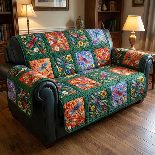 Twilight Dragonfly Quilted Sofa Cover NCU0NTD1633