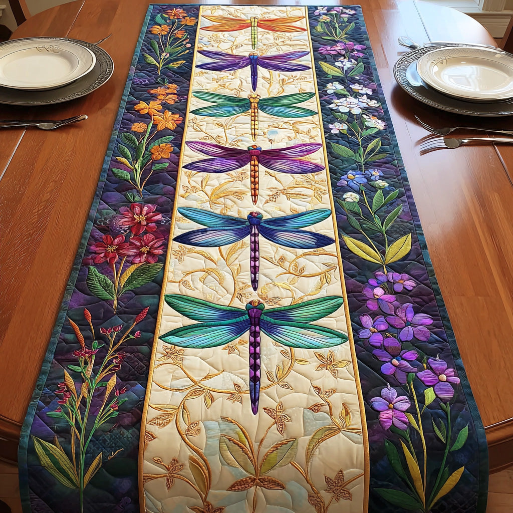 Twilight Flight Quilted Table Runner NCU0NTD817