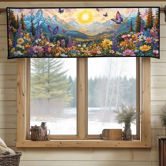 Twilight Flutter Quilted Valance NCU0DV771