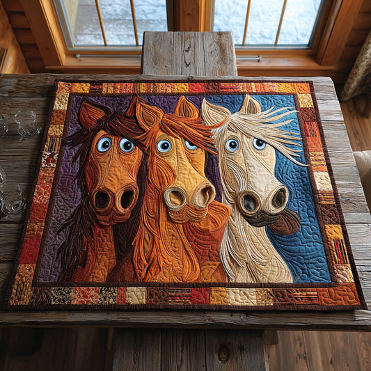 Twilight Gallop Quilted Table Topper NCU0DV945