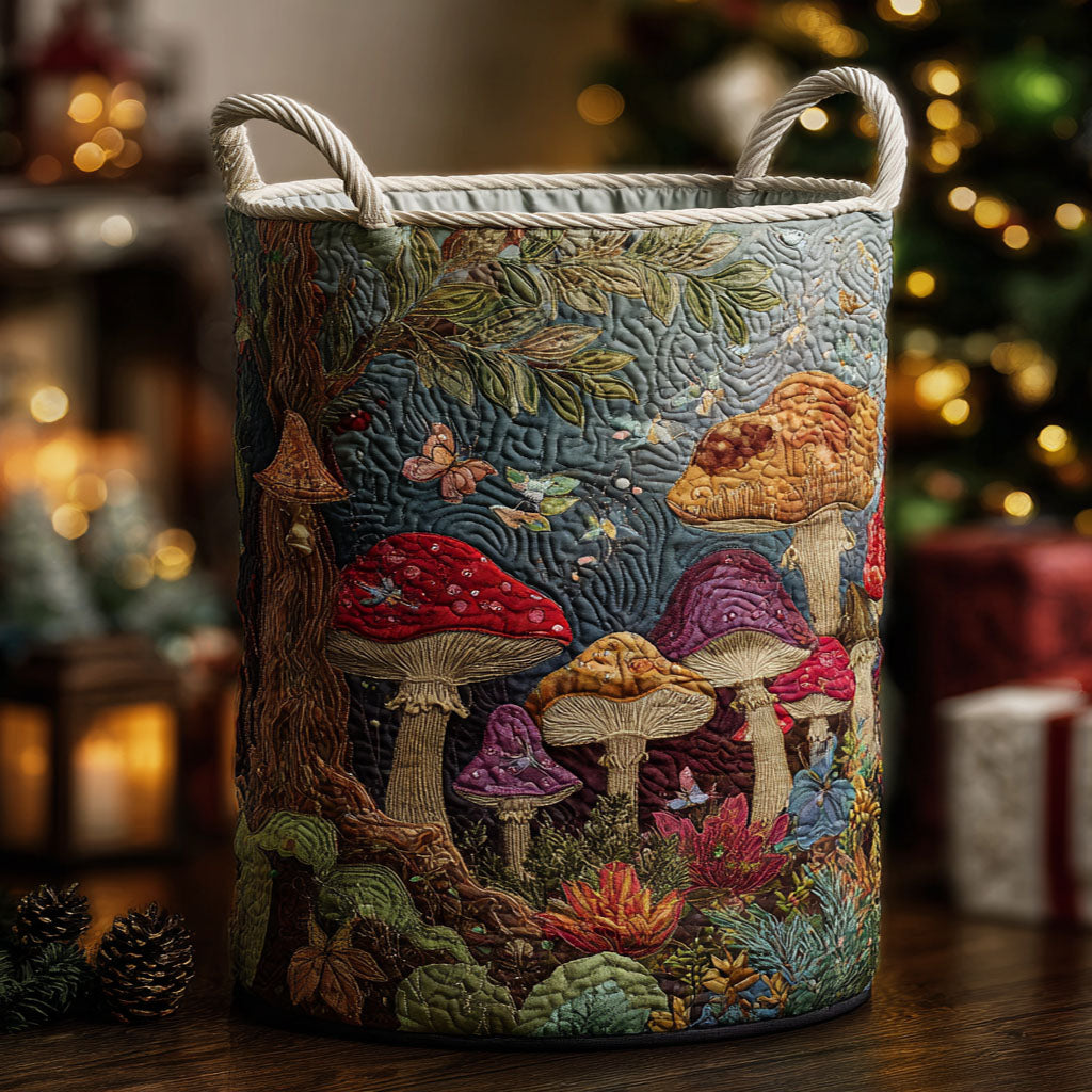 Twilight Grove Quilted Laundry Basket NCU0PTT2326