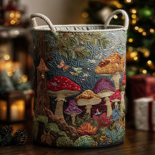 Twilight Grove Quilted Laundry Basket NCU0PTT2326