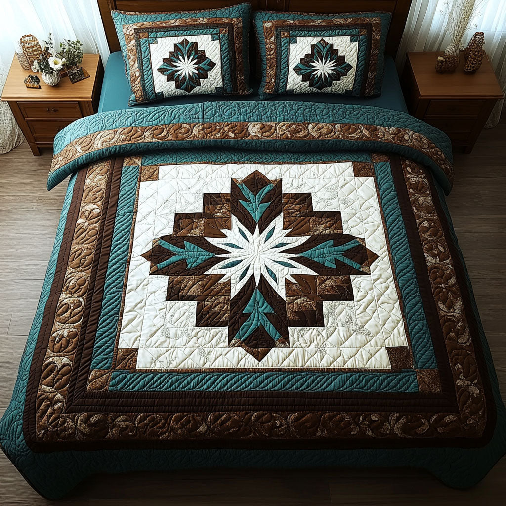 Twilight Harmony 3-Piece Quilted Bedding Set NCU0PTT089