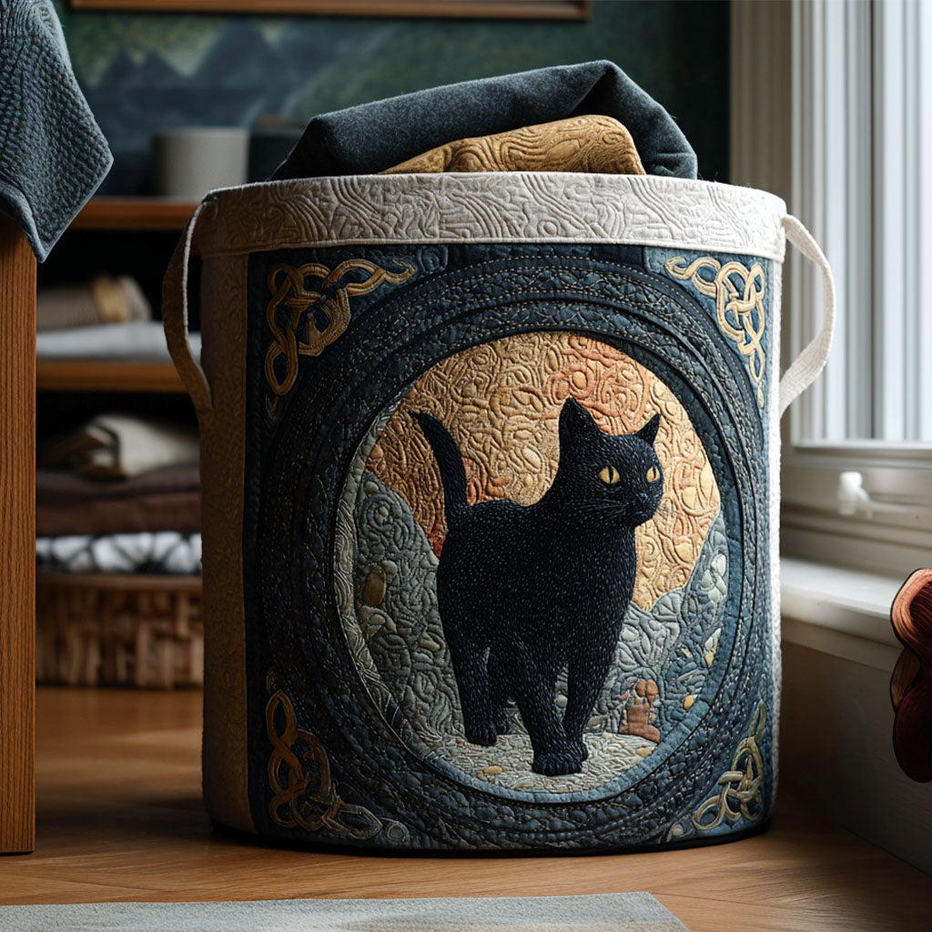 Twilight Keeper Quilted Laundry Basket NCU0PTT1640