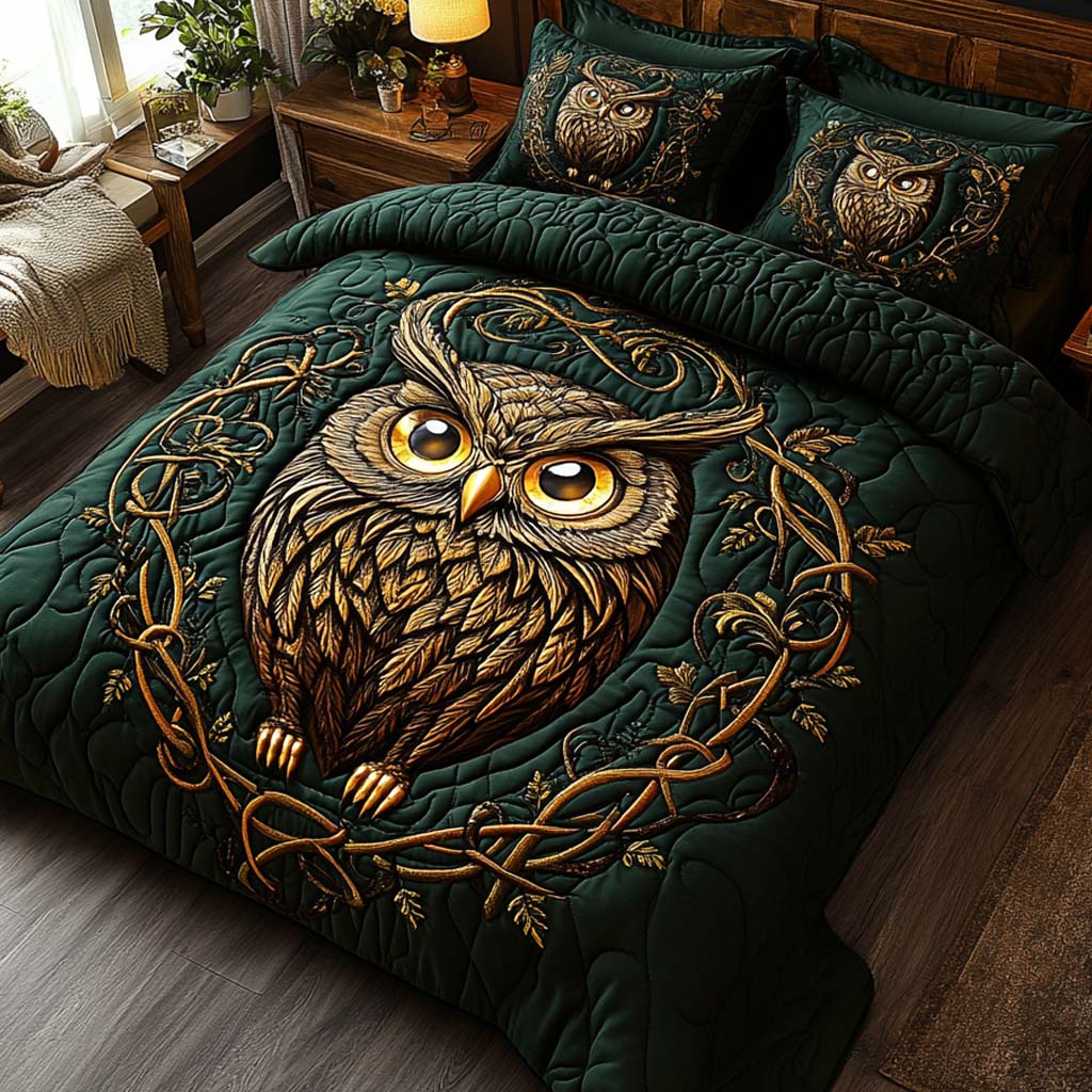 Twilight Observer 3-Piece Quilted Bedding Set NCU0NXD677