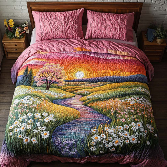 Twilight Peaks 3-Piece Quited Bedding Set NCU0NNT842