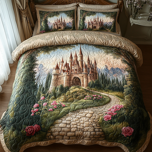 Twilight Tranquility Quilted Bedding Set NCU0DV161