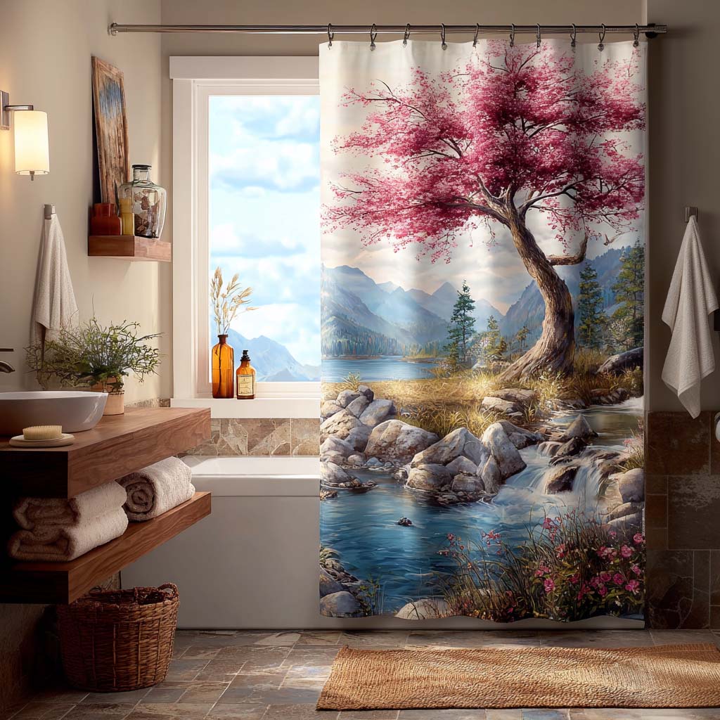 Twilight Tropics Shower Curtain NCU0DQQ0245