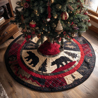 Twilight Wanderers Christmas Quilted Tree Skirt NCU0PTT1875