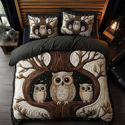 Twilight Wings 3-Piece Quilted Bedding Set NCU0PTT1288