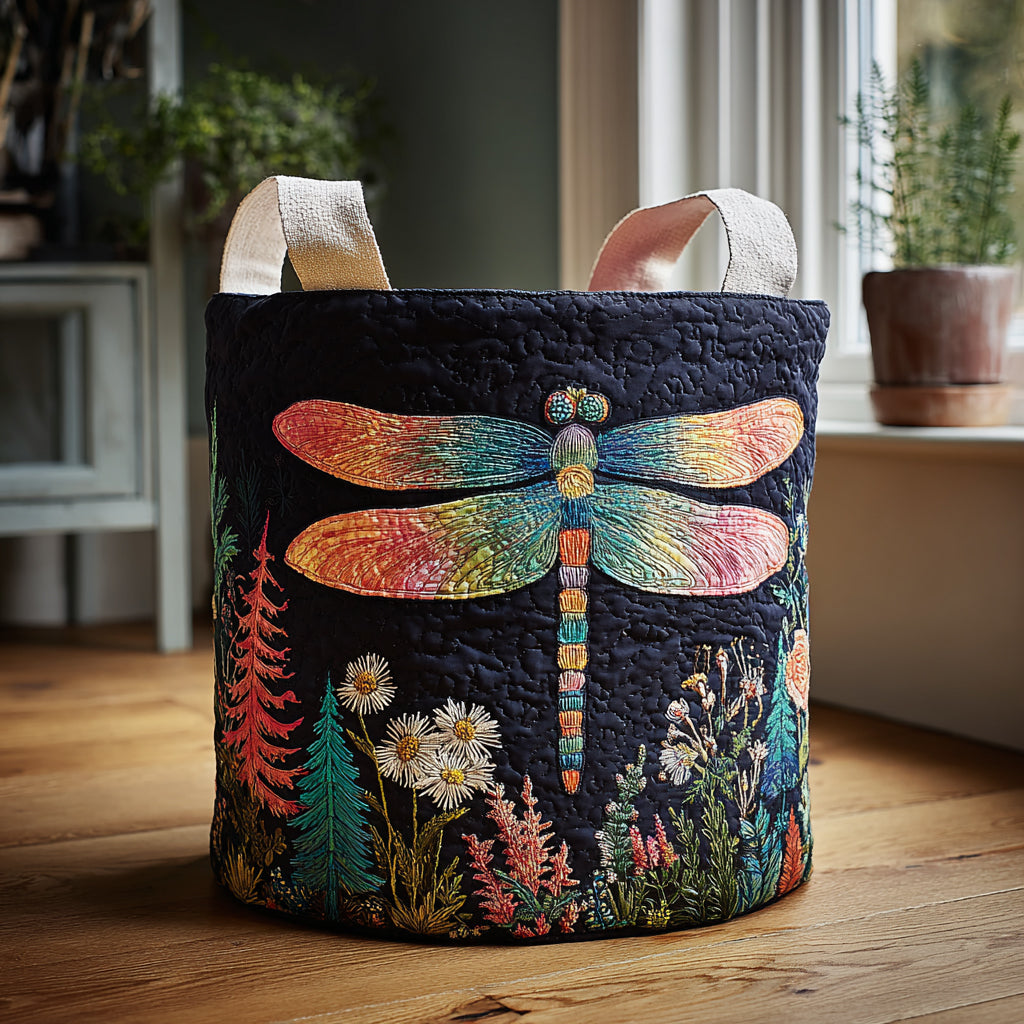 Twilight Wings Quilted Laundry Basket NCU0DV1672