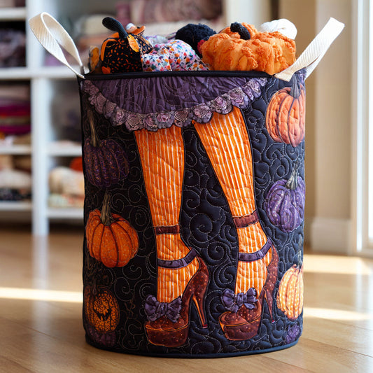 Twilight Witch Quilted Laundry Basket NCU0PTT1206
