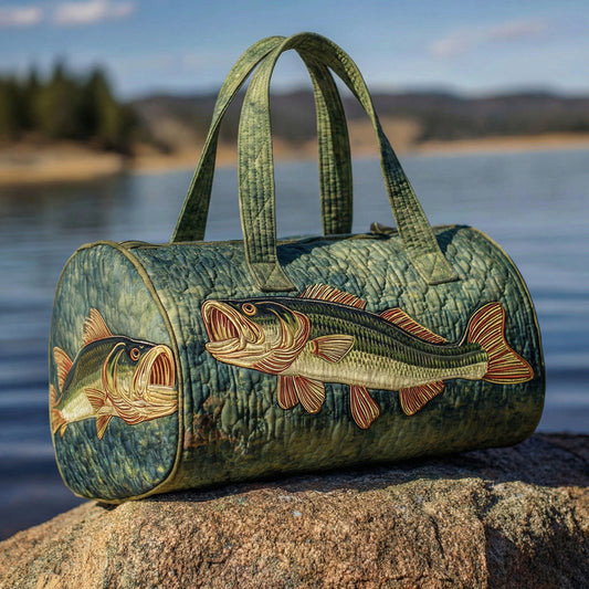 Twin Bass Catch Quilted Duffle Bag NCU0LDH580