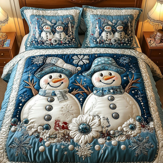 Twinkling Lights 3-Piece Quilted Bedding Set NCU0NNT166