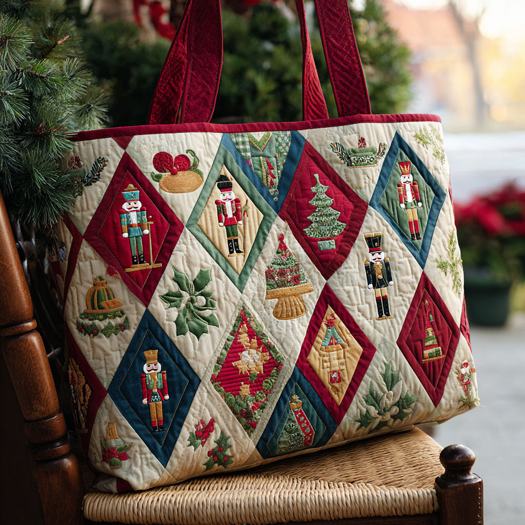 Twinkling Lights Quilted Tote Bag NCU0PTT1714