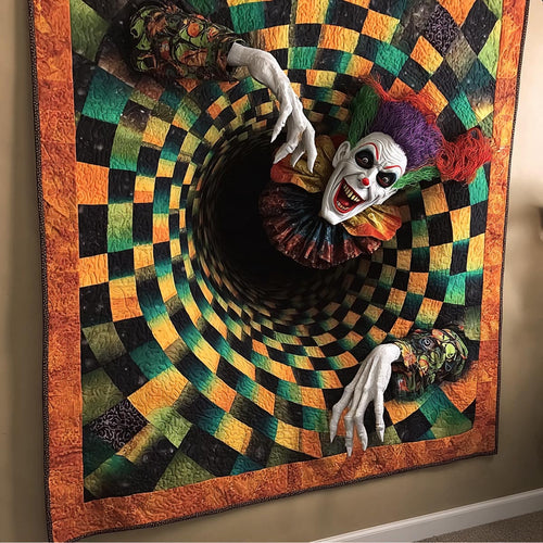 Twisted Clown Art Quilt Hanging NCU0DV2233