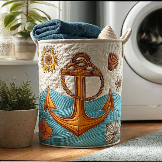 Undersea Magic Quilted Laundry Basket NCU0PTT914
