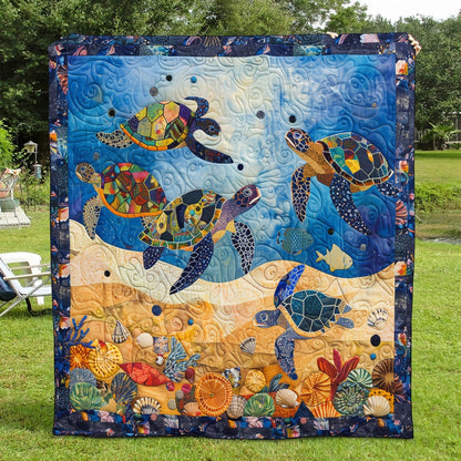 Underwater Odyssey Quilted Blanket NCU0TH1187