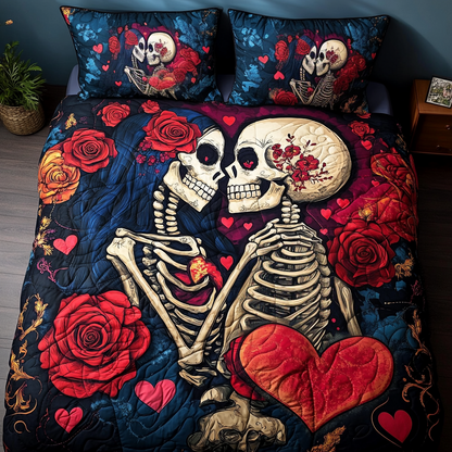 Undying Love 3-Piece Quilted Bedding Set NCU0TL2044
