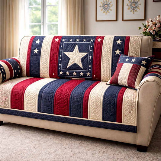 Union Classic Quilted Sofa Cover NCU0NXD1645