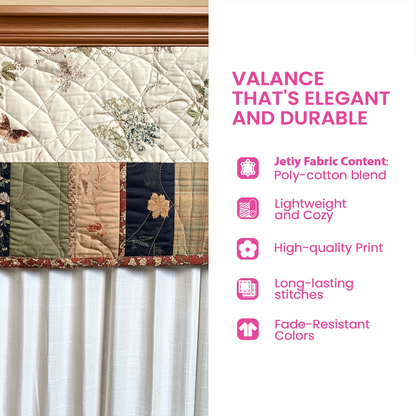 Autumn Charm Quilted Valance NCU0NNT1503