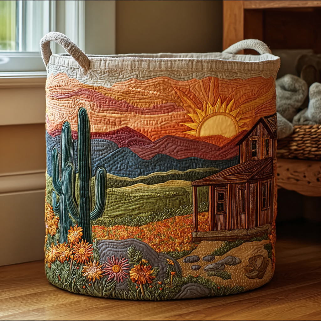 Valley Spirit Quilted Laundry Basket NCU0DDK1610