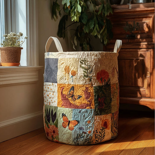 Valley Wings Quilted Laundry Basket NCU0PTT2595