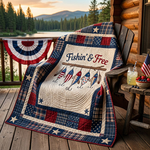 Valor Fishing Quilted Blanket NCU0HNH1099