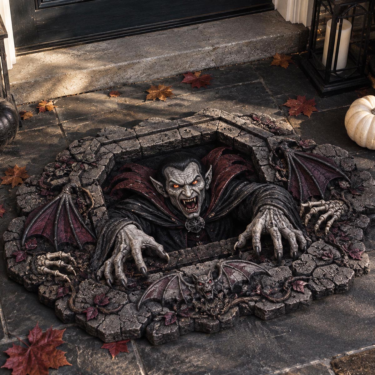 Vampire Breakout Custom Shape Doormat NCU0DV2417