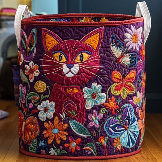 Velvet Coat Quilted Laundry Basket NCU0NNT2274