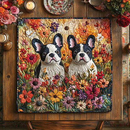 Velvet Ears Quilted Table Topper NCU0DV764