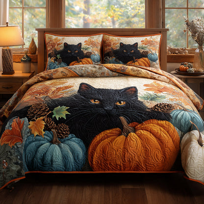 Velvet Ember 3-Piece Quilted Bedding Set NCU0DV1308