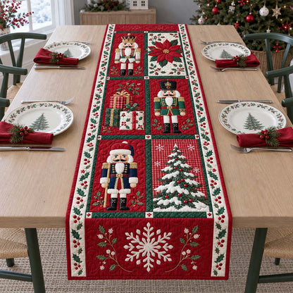 Velvet Nutcracker Quilted Table Runner NCU0HNH1309