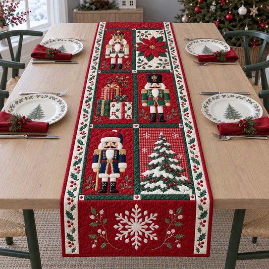 Velvet Nutcracker Quilted Table Runner NCU0HNH1309