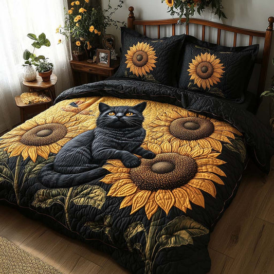 Velvet Petals 3-Piece Quilted Bedding Set NCU0NXD217