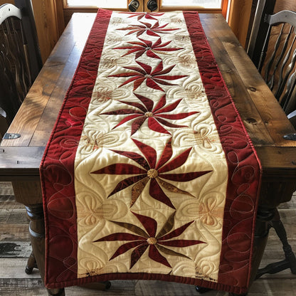 Velvet Petals Quilted Table Runner NCU0NTV318