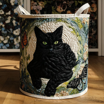 Velvet Shadow Quilted Laundry Basket NCU0PTT2099