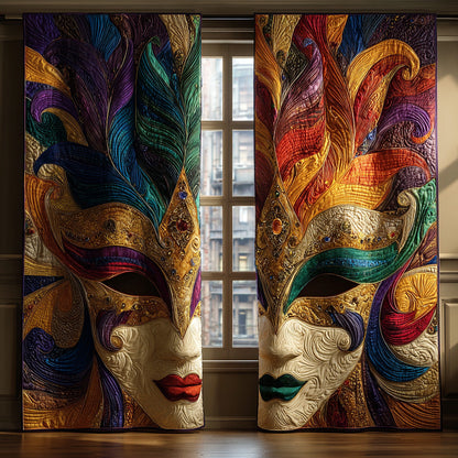 Venetian Carnival Empress Quilted Curtains NCU0LDH168