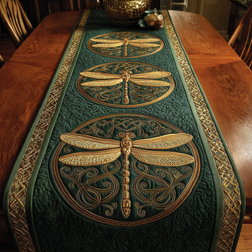 Verdant Dream Quilted Table Runner NCU0NTV368