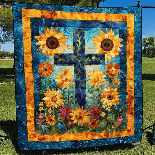 Vibrant Fields Quilted Blanket NCU0TH999