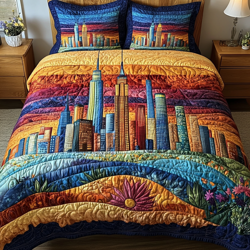 Vibrant New York Duvet Cover Set NCU0DV377