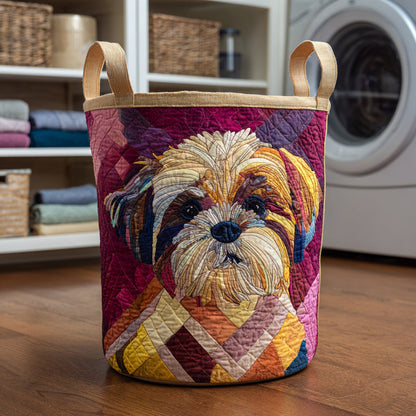 Vibrant Shih Tzu Quilted Table Runner NCU0HNH714