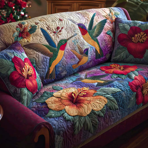 Vibrant Spirit Quilted Sofa Cover NCU0NNT2251