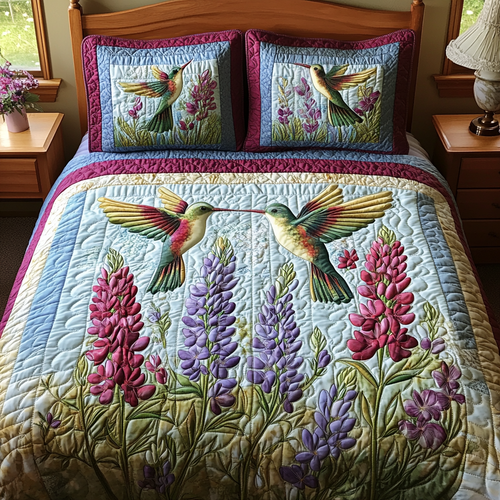 Vibrant Wingscape Quilted Bedding Set NCU0DV2015