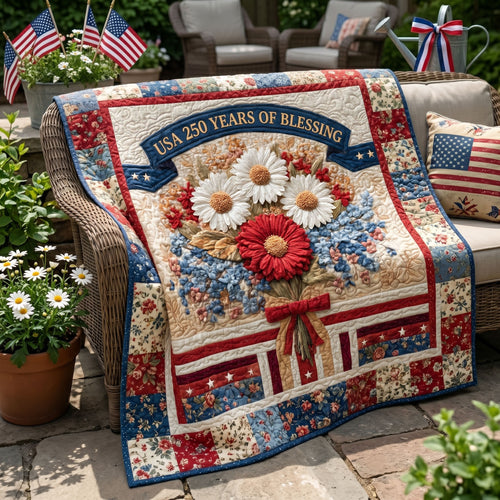 Victory Stripes Quilted Blanket NCU0NNT3170
