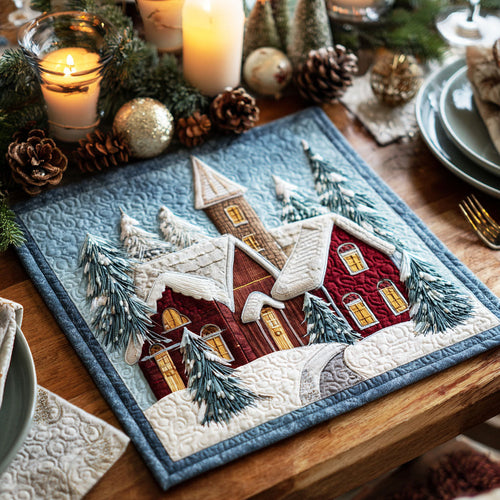 Village Glow Quilted Table Topper NCU0NTV152
