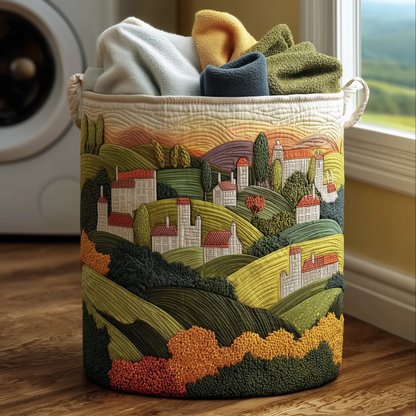 Village View Quilted Laundry Basket NCU0TH2943