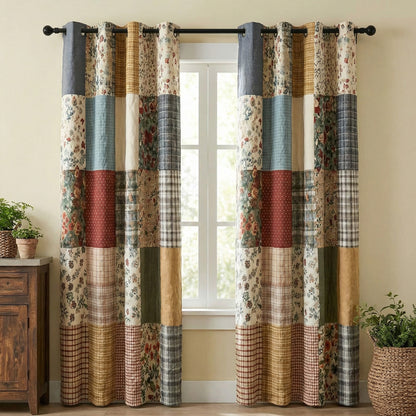 Vintage Garden Quilted Curtains NCU0NNT2891