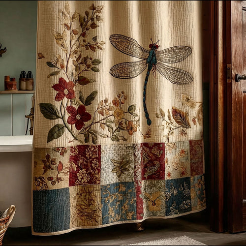 Vintage Botanical Flight Shower Curtain NCU0PTT2997
