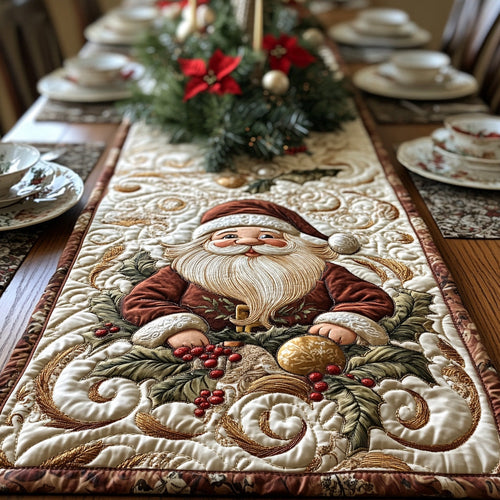 Vintage Claus Quilted Table Runner NCU0DV1062
